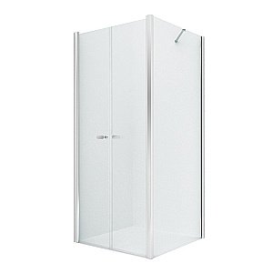 Душевой уголок NEW TRENDY NEW SOLEO D-0146A/D-0093B 100x100 стекло прозрачное/профиль хром купить в интернет-магазине Sanbest