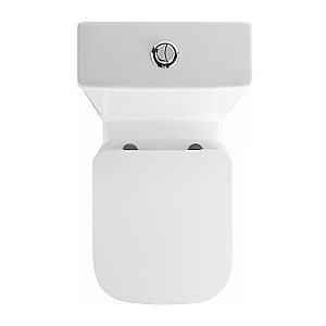 Напольный унитаз-компакт Black&White Gravity 7770WX безободковый, слив-торнадо, с крышкой микролифт, с бачком, белый глянцевый купить в интернет-магазине Sanbest