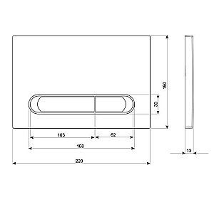Унитаз подвесной Cersanit CITY CO DPL EO slim c инсталляцией LINK PRO/кнопка ESTETICA белая-хром, с крышкой микролифт, безободковый купить в интернет-магазине Sanbest