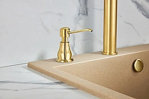 Диспенсер Milacio Castellon MC.932.GD золото купить в интернет-магазине сантехники Sanbest