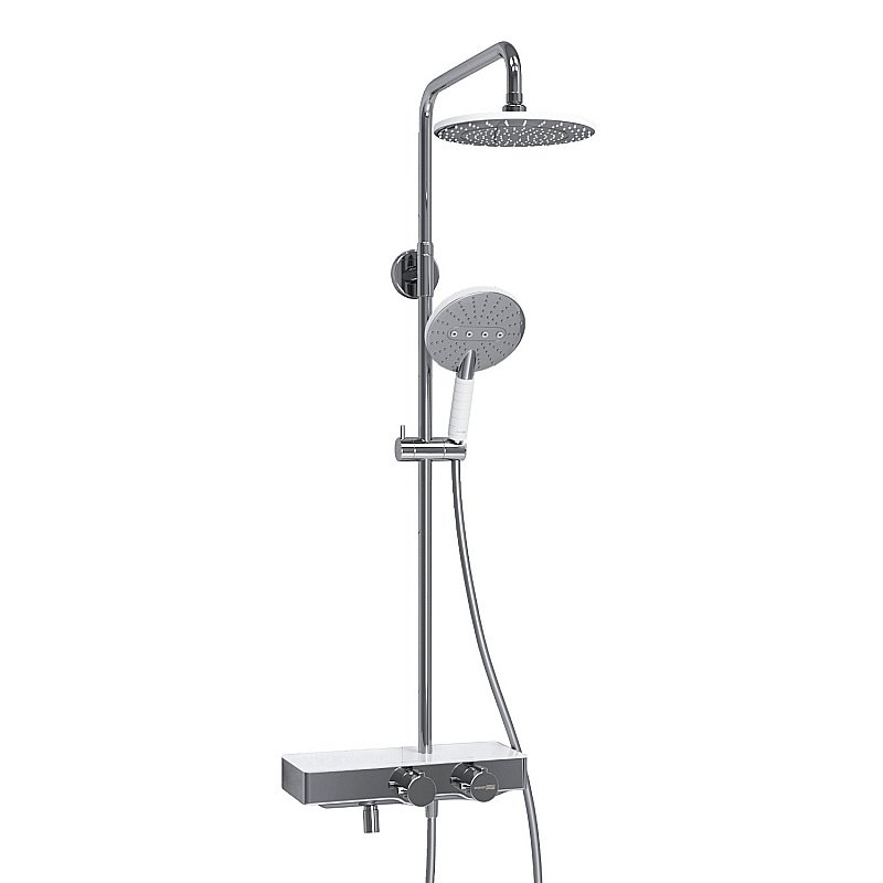 Душевая система WasserKraft Aller SET2652 Thermo хром купить в интернет-магазине сантехники Sanbest