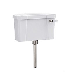 Трубы для низкого бачка Burlington T31 BNKL шлифованный никель купить в интернет-магазине сантехники Sanbest