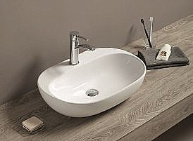 Раковина накладная Art&Max 60 AM-78375 белая купить в интернет-магазине Sanbest