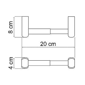 Держатель туалетной бумаги WasserKRAFT Berkel К-6822 купить в интернет-магазине сантехники Sanbest
