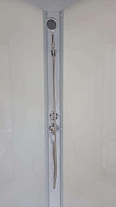 Душевая кабина Niagara Light L90/17 90х90 стекло прозрачное/профиль матовый хром купить в интернет-магазине Sanbest