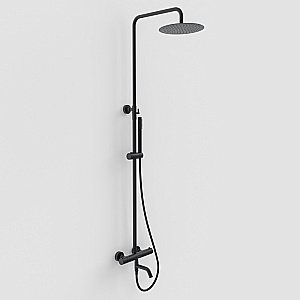 Душевая система BERGES KALISTO 3R 075022 черный матовый купить в интернет-магазине сантехники Sanbest