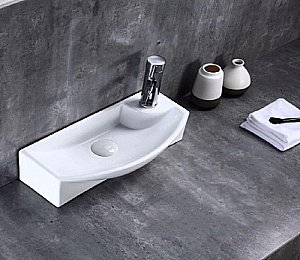 Раковина Ceramalux N 45,5 7946 белая купить в интернет-магазине Sanbest