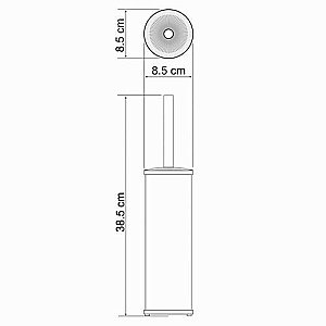 Ёршик для туалета WasserKRAFT K-1027W купить в интернет-магазине сантехники Sanbest