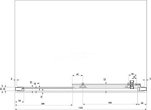 Душевая дверь Ravak 10° 10DP2-110 белый купить в интернет-магазине Sanbest