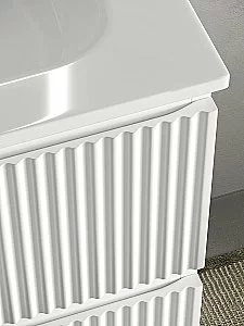 Тумба с раковиной Sancos SNOB R SNR80W 80 Bianco для ванной в интернет-магазине Sanbest