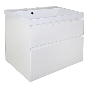 Тумба с раковиной Azario Velluto 80 CS00088603 белая матовая для ванной в интернет-магазине Sanbest