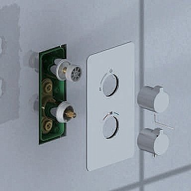 Душевая система Timo Petruma SX-5019/03SM черная матовая купить в интернет-магазине сантехники Sanbest