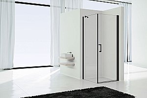 Душевой уголок Vincea Orta VSR-1O9090CLB 90x90 стекло прозрачное/профиль черный купить в интернет-магазине Sanbest