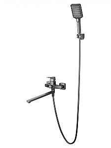 Смеситель для ванны WONZON & WOGHAND FLEX, Темный графит (WW-639906-BGM) купить в интернет-магазине сантехники Sanbest