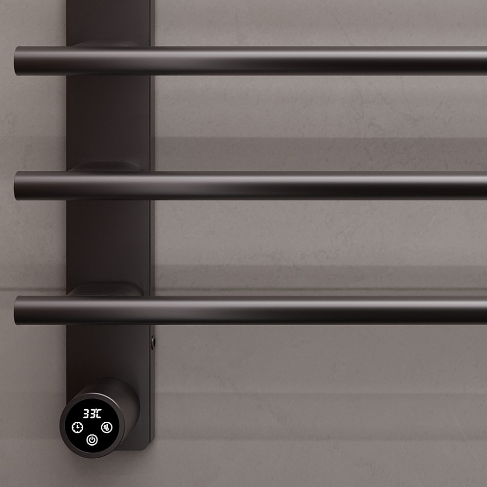 Полотенцесушитель электрический Vincea VTD-2SC3GM вороненая сталь купить в интернет-магазине сантехники Sanbest