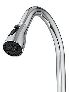 Смеситель для кухни с выдвижным изливом WONZON & WOGHAND, Хром (WW-AE54123-CR) купить в интернет-магазине сантехники Sanbest