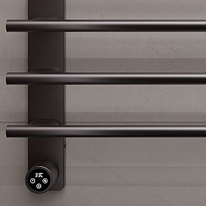 Полотенцесушитель электрический Vincea VTD-2SC3GM вороненая сталь купить в интернет-магазине сантехники Sanbest