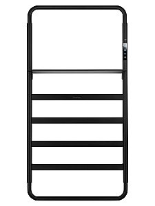 Полотенцесушитель электрический WONZON & WOGHAND DÜSSELDORF, Черный матовый (WW-A203-MB) купить в интернет-магазине сантехники Sanbest