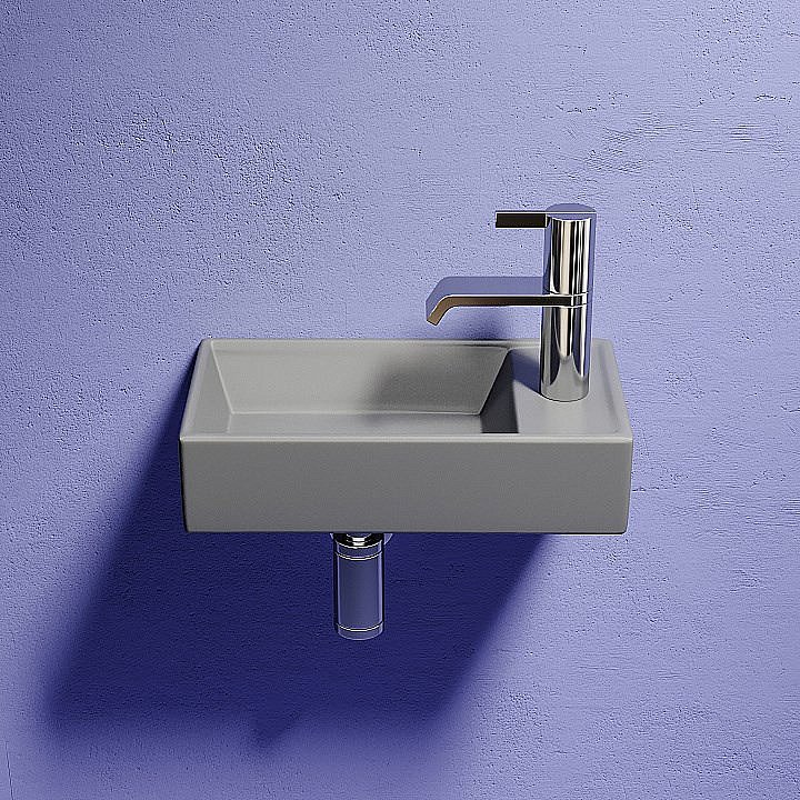 Раковина Ceramica Nova Element CN6051MH антрацит матовый купить в интернет-магазине Sanbest