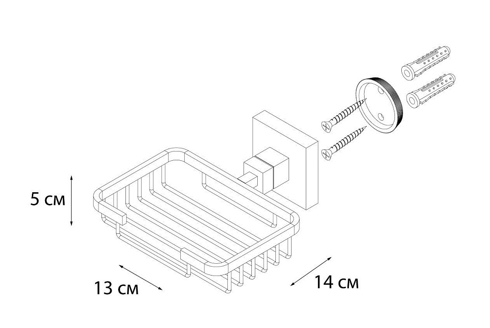 Мыльница FIXSEN METRA FX-11109 купить в интернет-магазине сантехники Sanbest