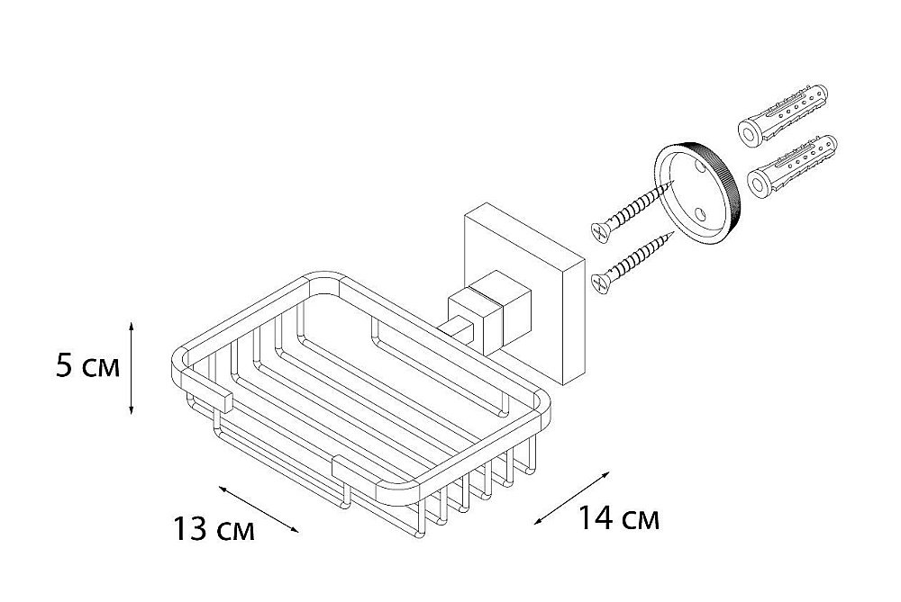 Мыльница FIXSEN METRA FX-11109 купить в интернет-магазине сантехники Sanbest