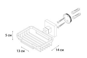 Мыльница FIXSEN METRA FX-11109 купить в интернет-магазине сантехники Sanbest