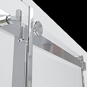 Душевой уголок Vincea Como VSR-1C9013CLB 130x90 стекло прозрачное/профиль черный купить в интернет-магазине Sanbest