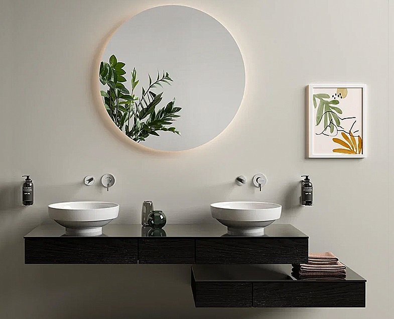 Раковина Vitra Water Jewels 40 4334B003-1361 белая купить в интернет-магазине Sanbest