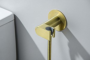 Гигиенический душ Aquatek Оберон AQ1024BG золото шлифованное купить в интернет-магазине сантехники Sanbest