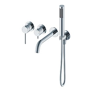 Смеситель для ванны встраиваемый WONZON & WOGHAND STICK, Хром (WW-889017-CR) купить в интернет-магазине сантехники Sanbest