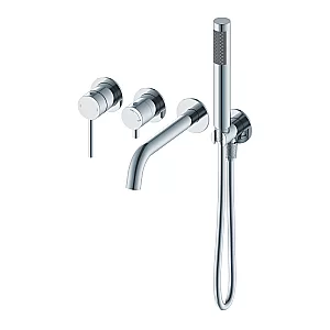 Смеситель для ванны встраиваемый WONZON & WOGHAND STICK WW-889017-CR хром купить в интернет-магазине сантехники Sanbest