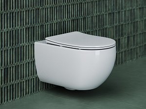 Унитаз подвесной Ceramica Nova Long CN3015 безободковый, с крышкой микролифт купить в интернет-магазине Sanbest