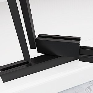 Душевой уголок Esbano ESA-119PS-B ESOGA119PSB 110х90 стекло прозрачное/профиль черный купить в интернет-магазине Sanbest