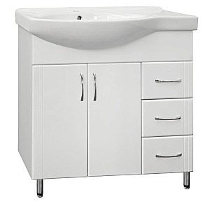 Тумба с раковиной Style Line Эко Стандарт №25 82 для ванной в интернет-магазине Sanbest