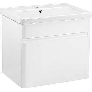 Тумба с раковиной Pestan Prestige 60 PRS600T-CR белая для ванной в интернет-магазине Sanbest