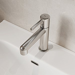 Смеситель для раковины Iddis Aiger AIGBC00i01 матовый хром купить в интернет-магазине сантехники Sanbest