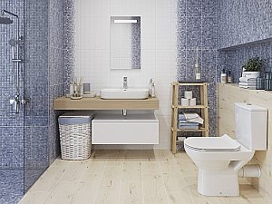 Зеркало CERSANIT LED KN-LU-LED010*50-b-Os в ванную от интернет-магазине сантехники Sanbest