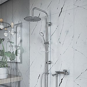 Душевая система PAINI RS 50CR191B0RS1P3 хром купить в интернет-магазине сантехники Sanbest