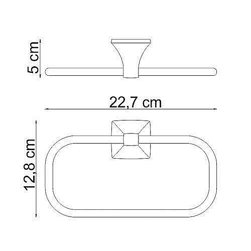 Полотенцедержатель кольцо WasserKRAFT Wern K-2560 купить в интернет-магазине сантехники Sanbest