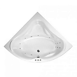 Ванна акриловая EXCELLENT Konsul SMART WAEX.KON15.SMART.CR 150x150 белая с гидромассажем купить в интернет-магазине Sanbest