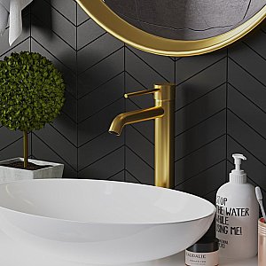 Смеситель для раковины PAINI Cox 78PJ205OLL золото матовое купить в интернет-магазине сантехники Sanbest