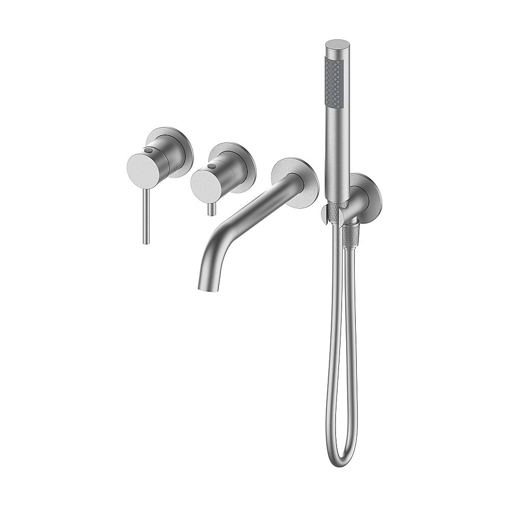 Смеитель для ванны Oliveeka Y OL-889017-BN никель брашированный купить в интернет-магазине сантехники Sanbest