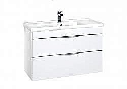 Тумба под раковину Aquanet Эвора 100 белый купить в интернет-магазине сантехники Sanbest