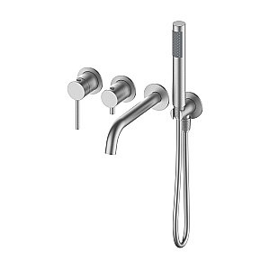 Смеитель для ванны Oliveeka Y OL-889017-BN никель брашированный купить в интернет-магазине сантехники Sanbest