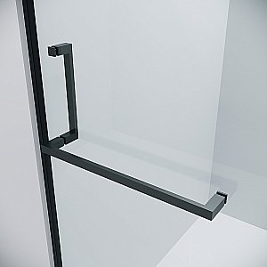 Душевая дверь Grossman Pragma 100 100.K33.03.100.21.00 стекло прозрачное/профиль черный матовый купить в интернет-магазине Sanbest