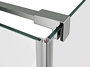 Душевой уголок Ravak Cool! COSD1+COPS 90x100 профиль блестящий хром/стекло прозрачное купить в интернет-магазине Sanbest