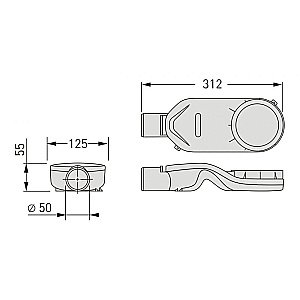 Сифон для желоба Berges 99000 купить в интернет-магазине сантехники Sanbest