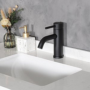 Смеситель для раковины Gid Inga SS096-BM-K черный матовый купить в интернет-магазине сантехники Sanbest