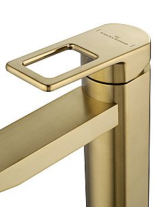 Смеситель для раковины WONZON & WOGHAND FRAME, Брашированное золото (WW-88139010-BG) купить в интернет-магазине сантехники Sanbest