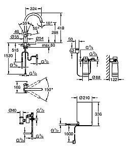 Смеситель для кухни Grohe Red II 30083DC1 купить в интернет-магазине сантехники Sanbest